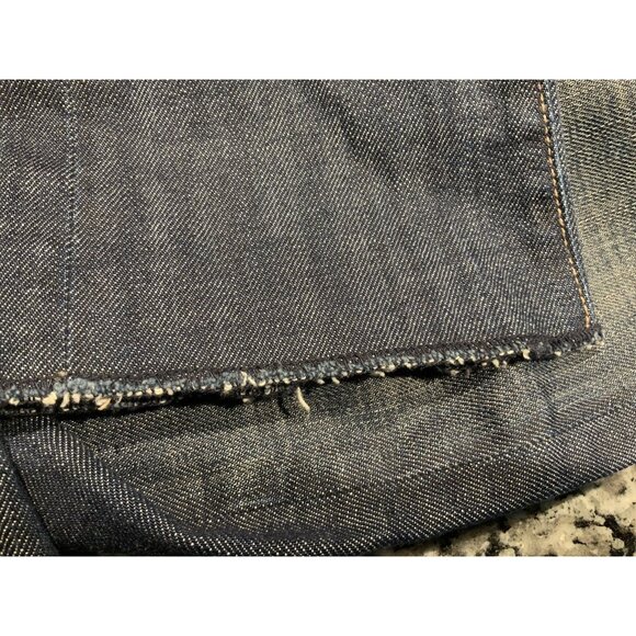 7 For All Mankind Jeans Size 29 Women’s 4 Pocket (2 zip) Low Rise Straight Blue - Picture 9 of 10